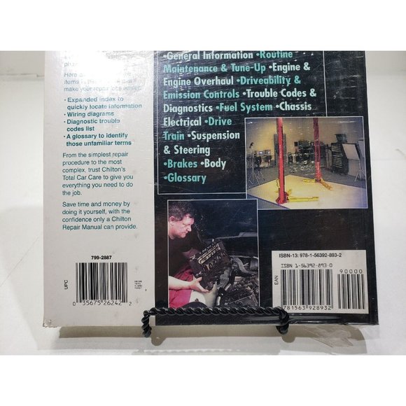 Chilton Ford Escort & Tracer 1991-02 Repair Manual & Wiring Diagrams #26242 - Picture 7 of 7